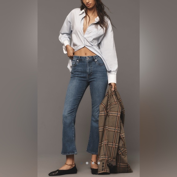 NEW Frame Denim Le Crop Mini Boot High Rise Jeans size 25 - Picture 3 of 13